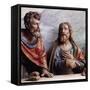 The Last Supper-Andrea Da Milano and Alberto Da Lodi-Framed Stretched Canvas