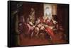 The Last Supper-Jacopo Robusti Tintoretto-Framed Stretched Canvas