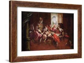 The Last Supper-Jacopo Robusti Tintoretto-Framed Giclee Print