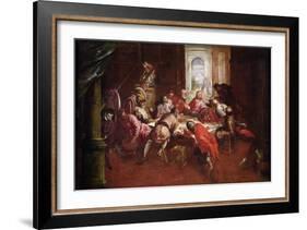 The Last Supper-Jacopo Robusti Tintoretto-Framed Giclee Print