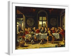 The Last Supper-Pieter Coecke van Aelst (Studio of)-Framed Giclee Print