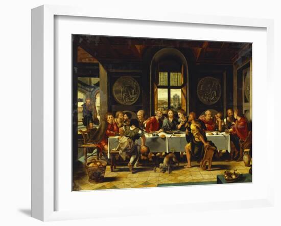 The Last Supper-Pieter Coecke van Aelst (Studio of)-Framed Giclee Print