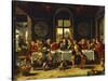 The Last Supper-Pieter Coecke van Aelst (Studio of)-Stretched Canvas