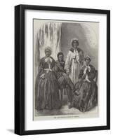 The Last Surviving Natives of Tasmania-null-Framed Giclee Print