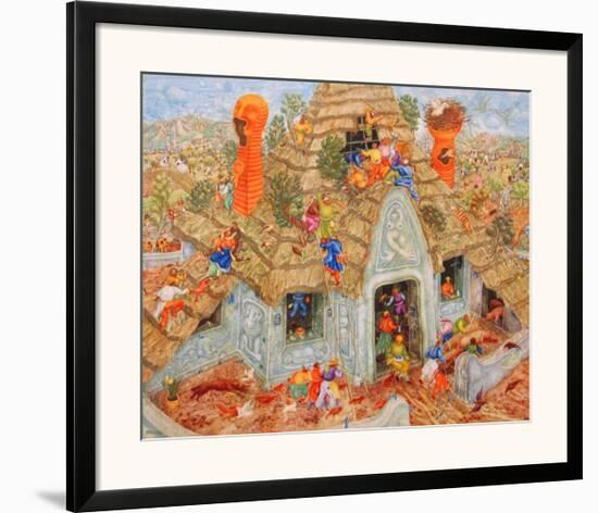 The Last Thatched Roof-Erich Brauer-Framed Art Print