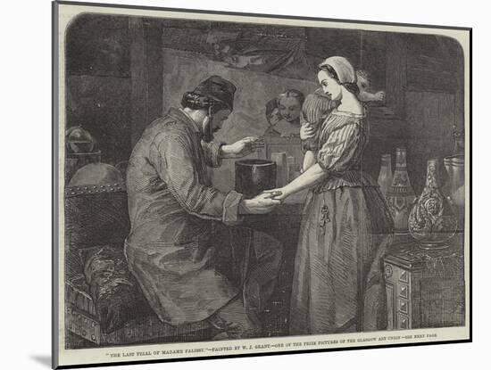 The Last Trial of Madame Palissy-William James Grant-Mounted Giclee Print