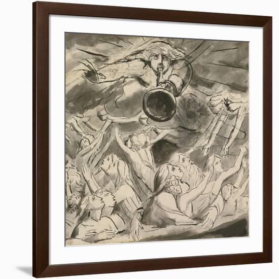 The Last Trumpet-William Blake-Framed Giclee Print