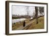 The Last Turning, Winter, Moniaive, 1885-James Paterson-Framed Giclee Print