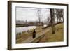 The Last Turning, Winter, Moniaive, 1885-James Paterson-Framed Giclee Print