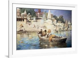 The Last Voyage-A Souvenir of the Ganges, Benares, 1885-Edwin Lord Weeks-Framed Giclee Print