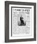 The Last Voyage of Shackleton, Front Page of 'The Children's Newspaper', February 1922-English School-Framed Giclee Print