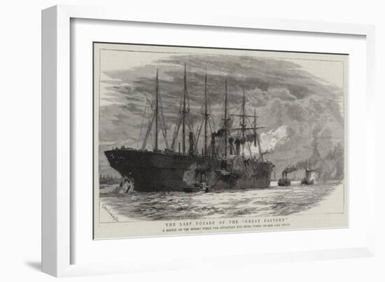 The Last Voyage of the Great Eastern-Charles William Wyllie-Framed Giclee Print