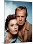 THE LAST WAGON, 1956 directed by DELMER DAVES Felicia Farr and Richard Widmark (photo)-null-Mounted Photo