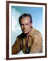 THE LAST WAGON, 1956 directed by DELMER DAVES Richard Widmark (photo)-null-Framed Photo