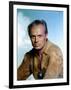 THE LAST WAGON, 1956 directed by DELMER DAVES Richard Widmark (photo)-null-Framed Photo