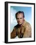 THE LAST WAGON, 1956 directed by DELMER DAVES Richard Widmark (photo)-null-Framed Photo