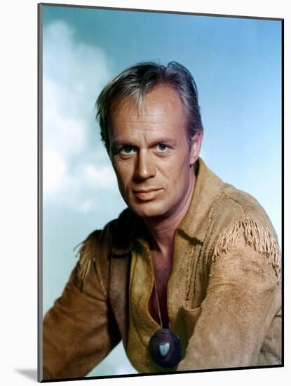 THE LAST WAGON, 1956 directed by DELMER DAVES Richard Widmark (photo)-null-Mounted Photo