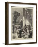 The Last Year of the Gaming Tables at Baden, the Evening Concert-Godefroy Durand-Framed Giclee Print