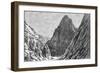 The Lataband Pass, Afghanistan, 1895-Bertrand-Framed Giclee Print