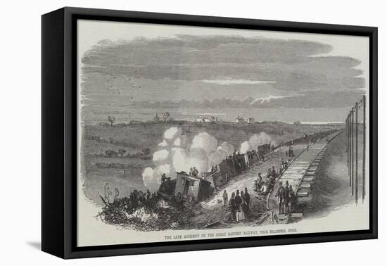 The Late Accident on the Great Eastern Railway, Near Bradfield, Essex-null-Framed Stretched Canvas