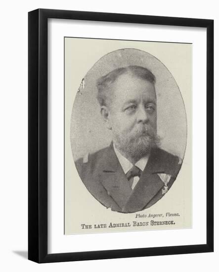 The Late Admiral Baron Sterneck-null-Framed Giclee Print