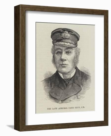 The Late Admiral Carr Glyn-null-Framed Giclee Print