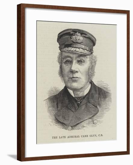 The Late Admiral Carr Glyn-null-Framed Giclee Print