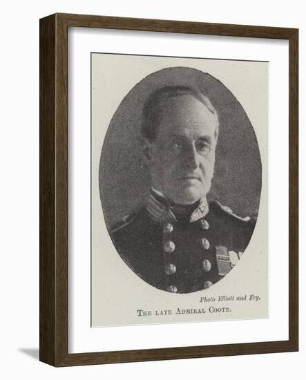 The Late Admiral Coote-null-Framed Giclee Print