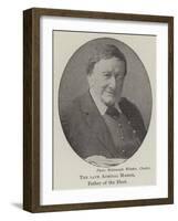 The Late Admiral Massie, Father of the Fleet-null-Framed Giclee Print