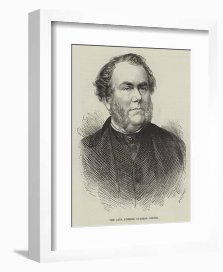 The Late Admiral Sherard Osborn-null-Framed Giclee Print