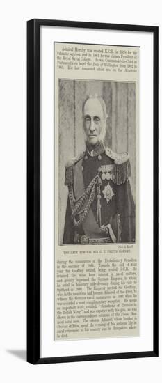 The Late Admiral Sir G T Phipps Hornby-null-Framed Giclee Print