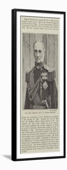 The Late Admiral Sir G T Phipps Hornby-null-Framed Giclee Print