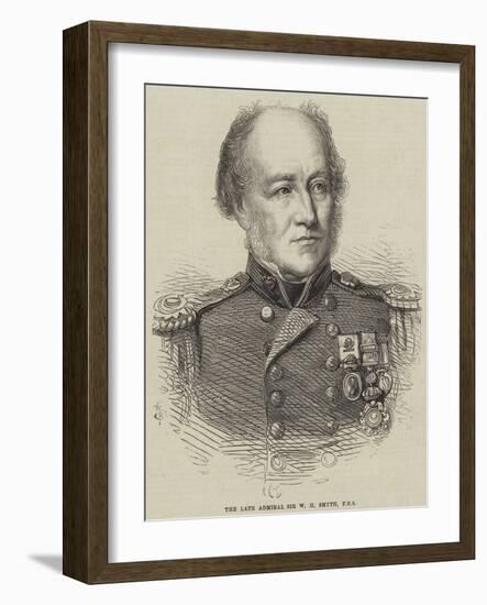 The Late Admiral Sir W H Smyth-null-Framed Giclee Print