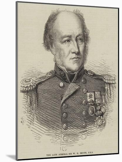 The Late Admiral Sir W H Smyth-null-Mounted Giclee Print