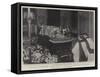 The Late Archbishop Benson Lying in State at Canterbury Cathedral-null-Framed Stretched Canvas