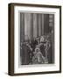 The Late Archbishop Benson, the Funeral Service in Canterbury Cathedral-Sydney Prior Hall-Framed Giclee Print