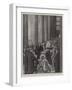 The Late Archbishop Benson, the Funeral Service in Canterbury Cathedral-Sydney Prior Hall-Framed Giclee Print