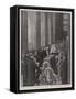 The Late Archbishop Benson, the Funeral Service in Canterbury Cathedral-Sydney Prior Hall-Framed Stretched Canvas