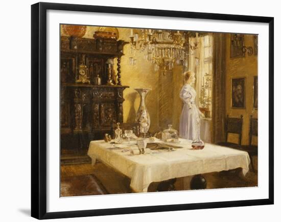 The Late Arrival-Hans Nikolai Hansen-Framed Giclee Print