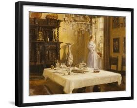 The Late Arrival-Hans Nikolai Hansen-Framed Giclee Print