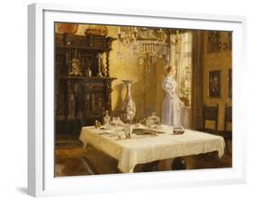 The Late Arrival-Hans Nikolai Hansen-Framed Giclee Print