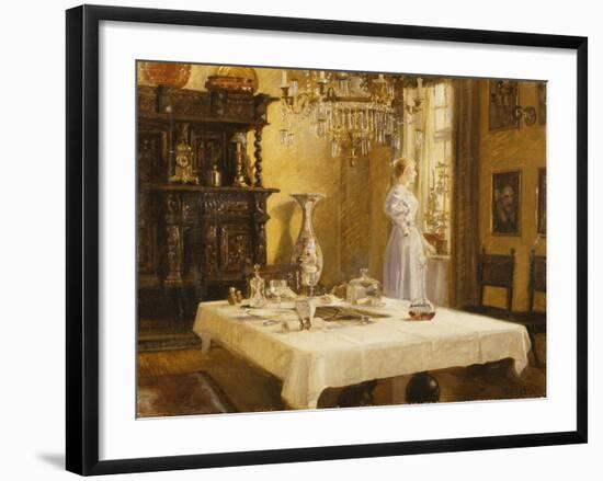 The Late Arrival-Hans Nikolai Hansen-Framed Giclee Print