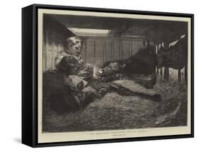 The Late Baby Rhinoceros and His Mother-Edward John Gregory-Framed Stretched Canvas