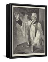 The Late Canon Liddon Preaching in St Paul's Cathedral-Thomas Walter Wilson-Framed Stretched Canvas