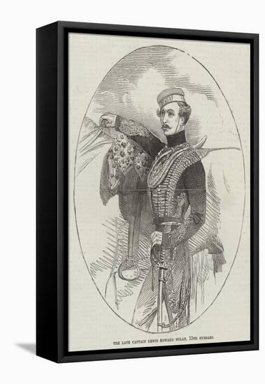 The Late Captain Lewis Edward Nolan, 15th Hussars-null-Framed Stretched Canvas