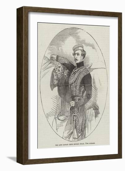 The Late Captain Lewis Edward Nolan, 15th Hussars-null-Framed Giclee Print