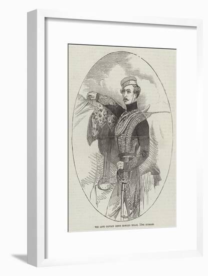 The Late Captain Lewis Edward Nolan, 15th Hussars-null-Framed Giclee Print