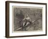 The Late Champion Sculler, Renforth, on the Tyne-Sydney Prior Hall-Framed Giclee Print