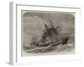 The Late Collision Off the Lizard, HMS Terrible Towing the Calcutta into Plymouth-null-Framed Giclee Print