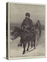 The Late Colonel Burnaby in His Ride to Khiva-Richard Caton Woodville II-Stretched Canvas